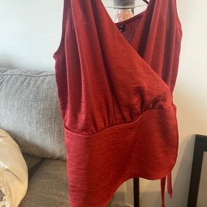 Fun red blouse from Express